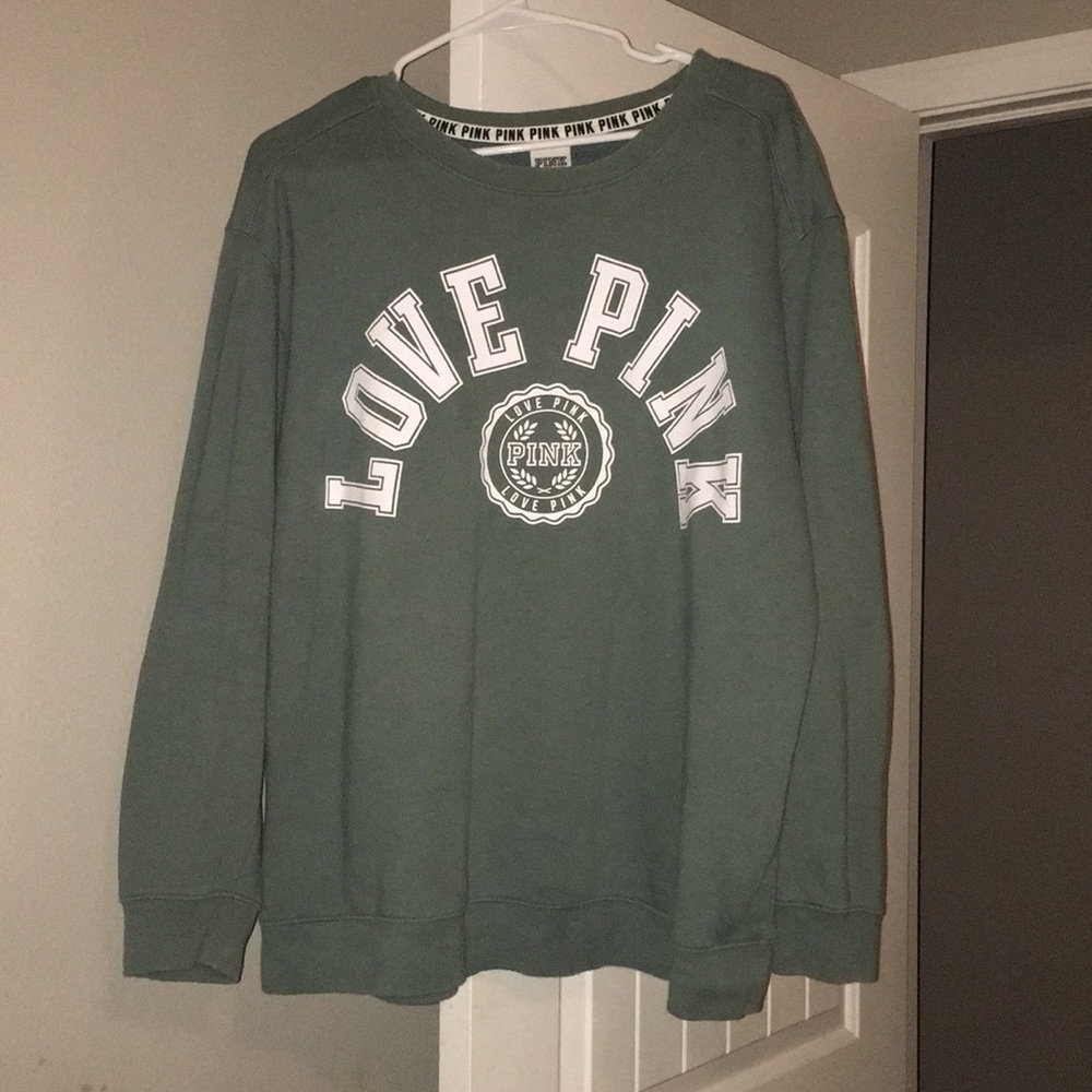 Victoria's Secret PINK Pullover in Green